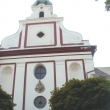 Kltern kostel v historick sti Tbora.